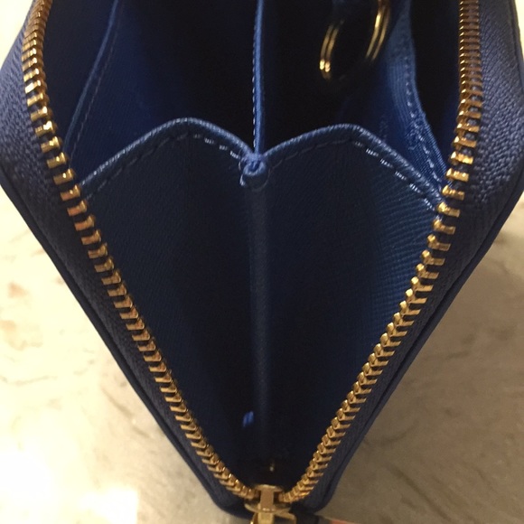 Tory Burch Emerson Zip Key/Coin Case. Regal Blue. NWT - Picture 7 of 11